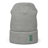 Football &God Vertical Evergreen Waffle Beanie