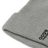 Basketball &God Vertical Onyx Waffle Beanie