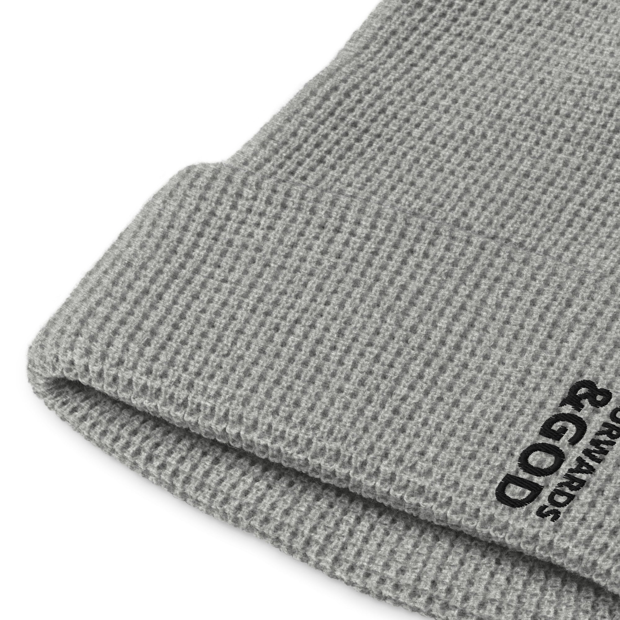 Forwards &God Vertical Onyx Waffle Beanie