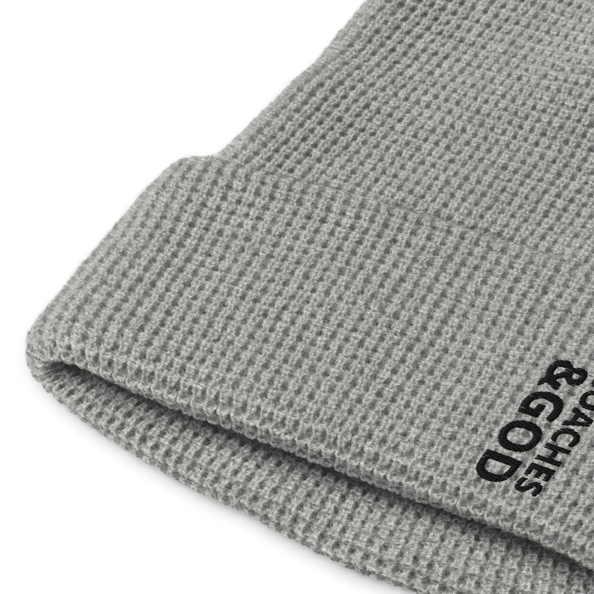 1STAR Coaches &God Vertical Onyx Waffle Beanie