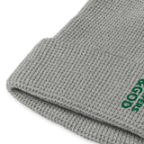 Surfers &God Vertical Evergreen Waffle Beanie