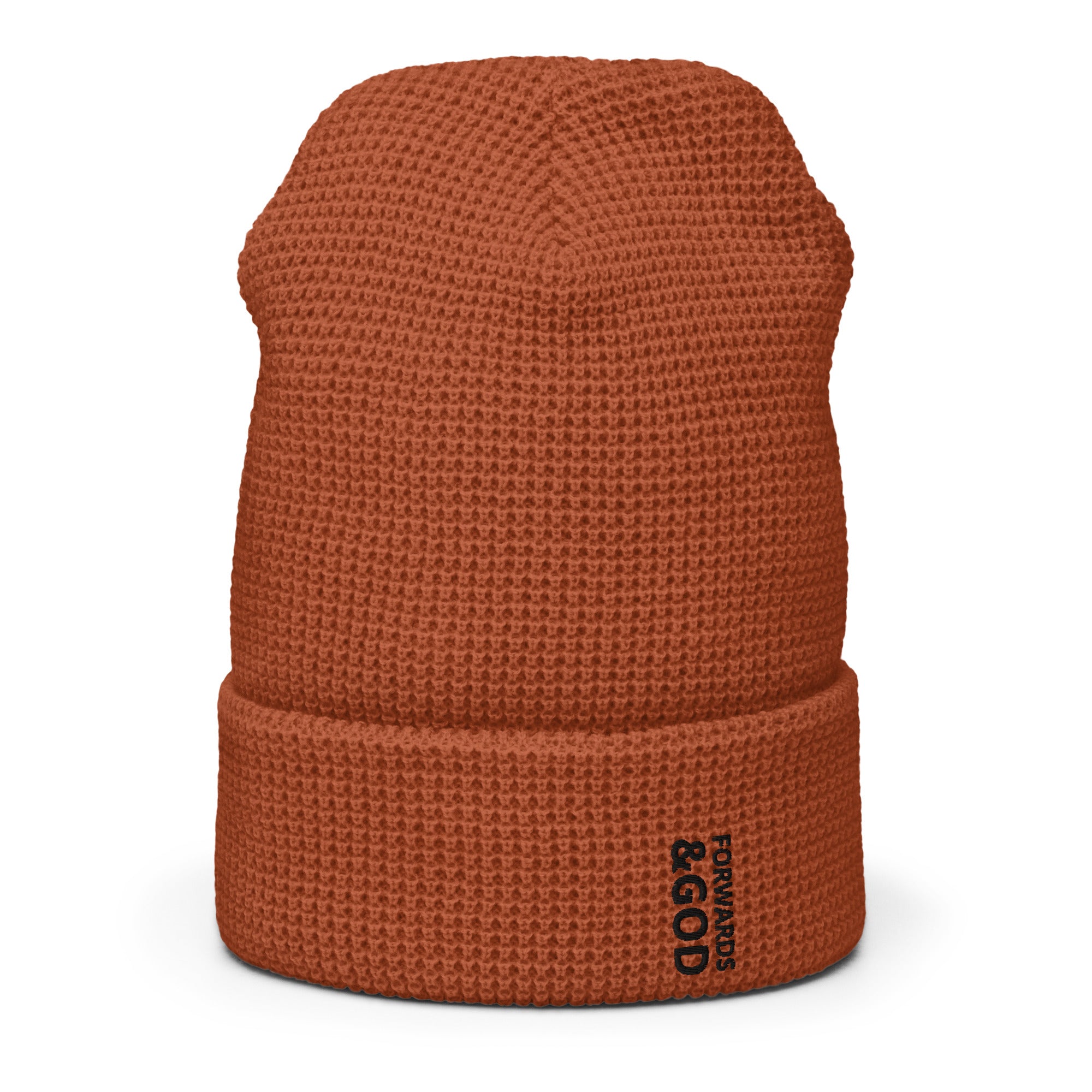 Forwards &God Vertical Onyx Waffle Beanie