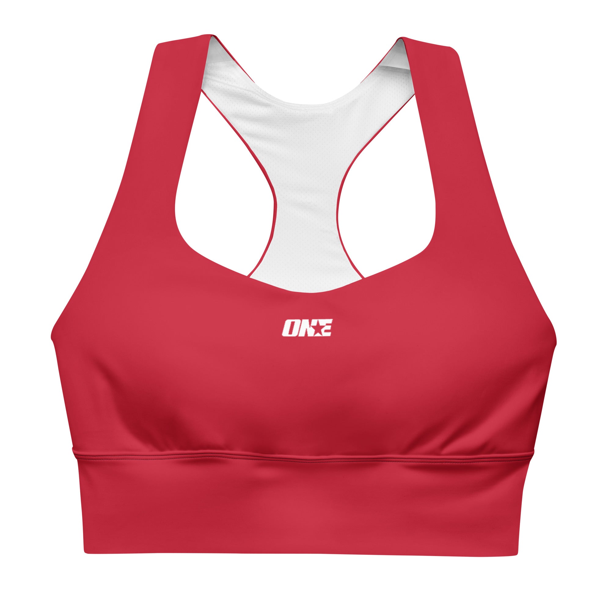 1STAR Crimson Longline Sports Bra