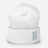 Pickleball &GOD Smoke Cuffed Beanie
