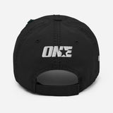 Volleyball 1STAR Distressed Dad Cap