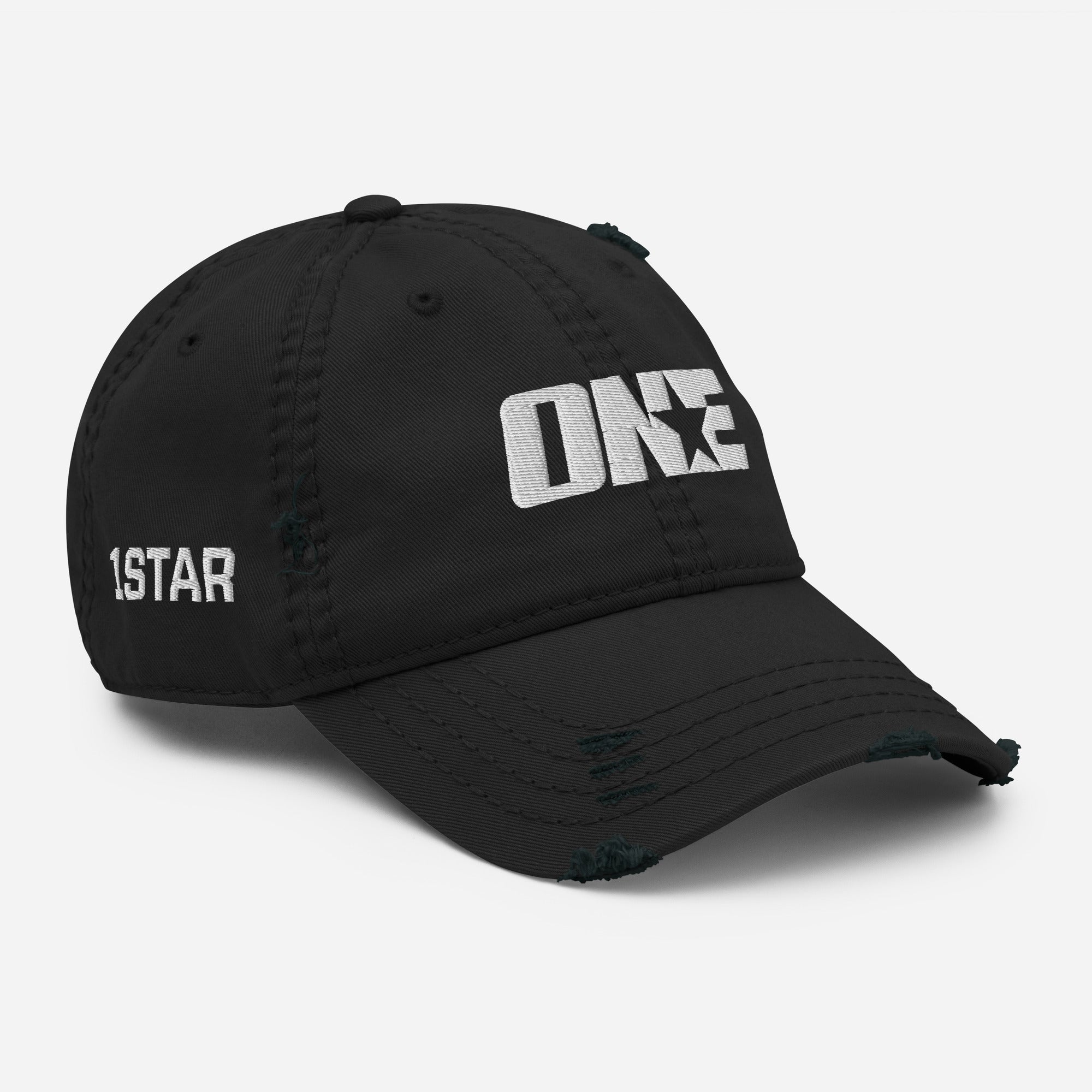 1STAR Distressed Dad Cap