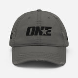 Texas 1STAR Distressed Dad Cap