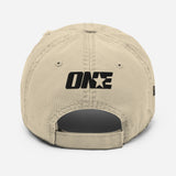 Baseball 1STAR Distressed Dad Cap