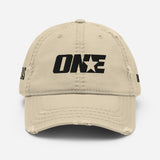 Texas 1STAR Distressed Dad Cap
