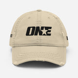 1STAR Undefeated Distressed Dad Cap