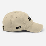 Texas 1STAR Distressed Dad Cap