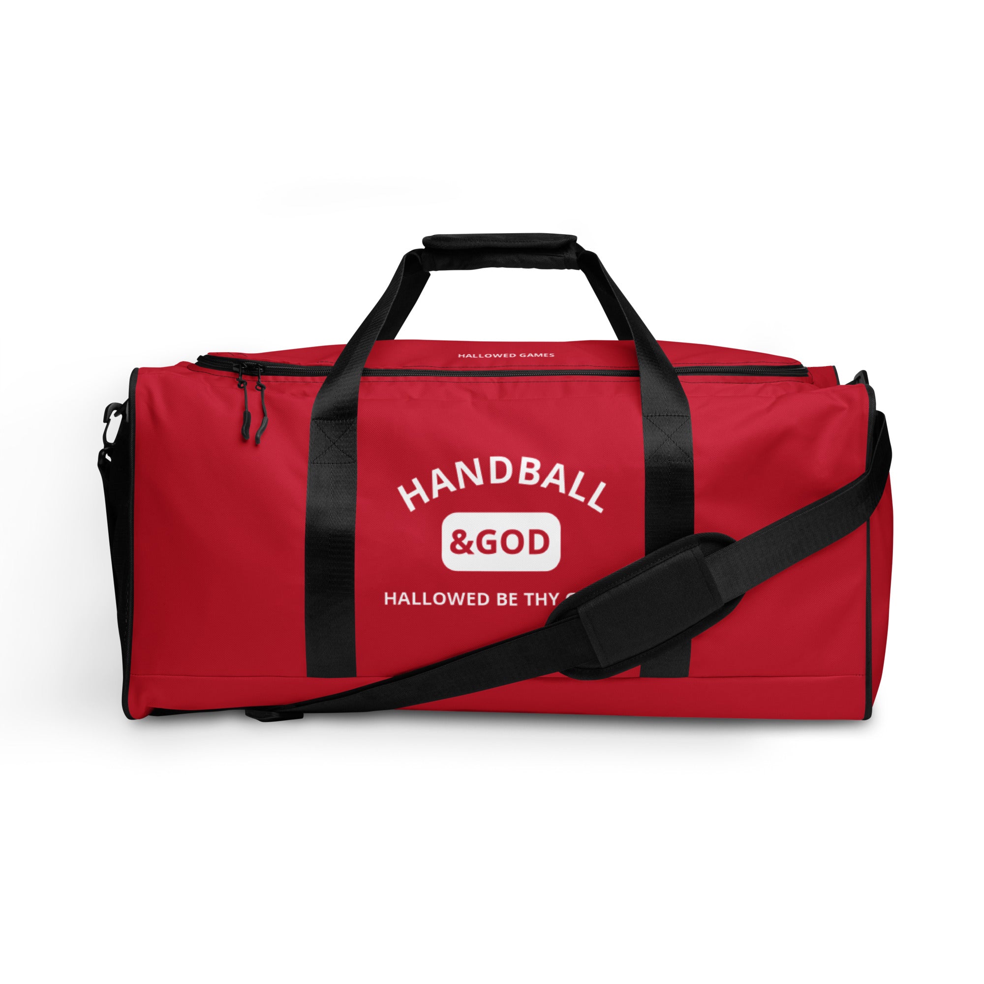 Handball &God Crimson Duffle Bag