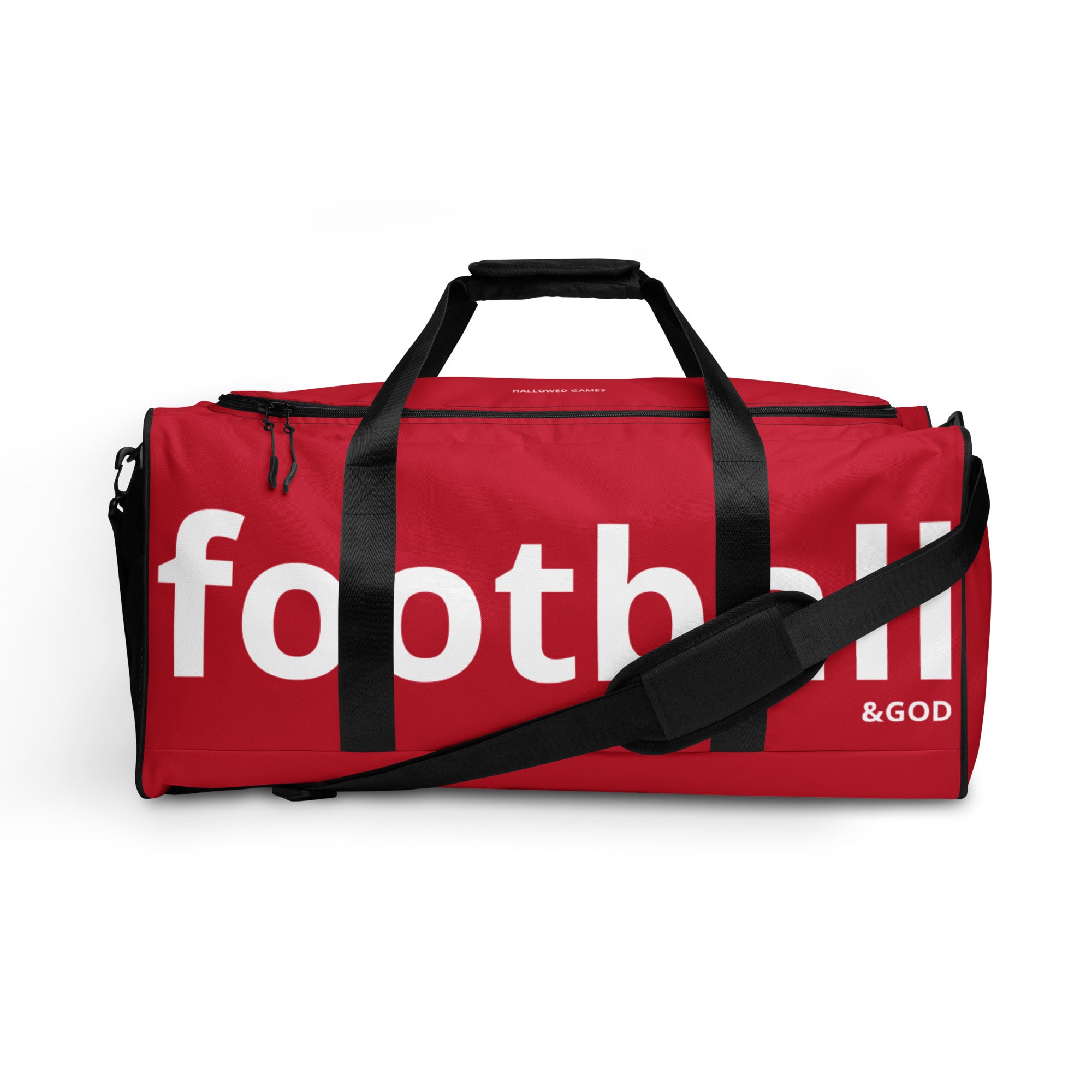 Football &God Crimson City Duffle Bag