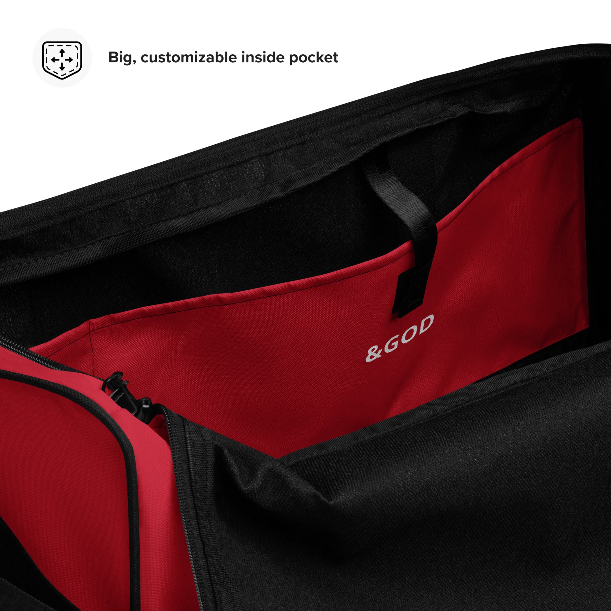 1STAR Coaches &God Crimson Duffle Bag