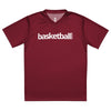 Basketball &God Rust Recycled Unisex Sports Jersey T-Shirt