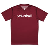 Basketball &God Rust Recycled Unisex Sports Jersey T-Shirt