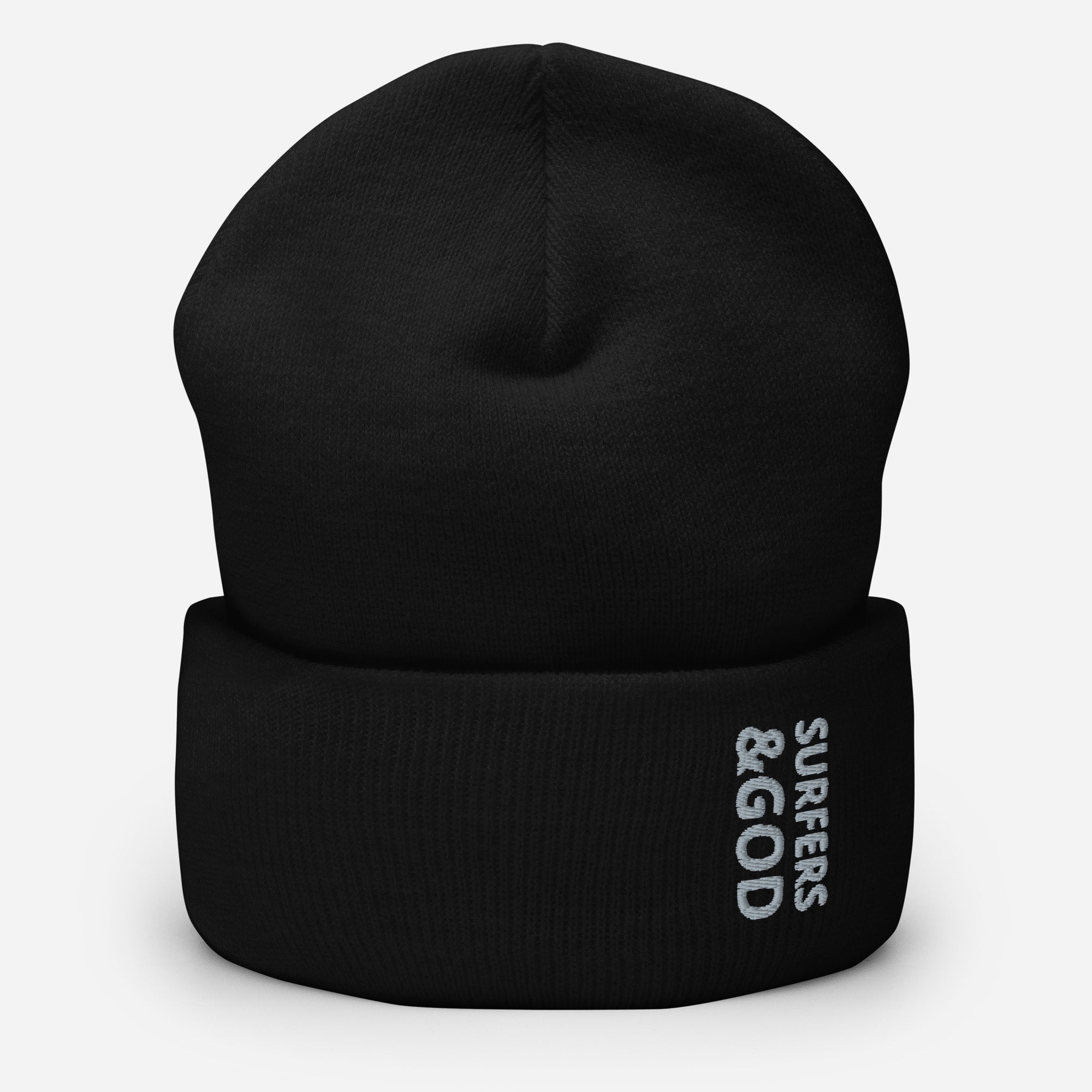 Surfers &God Smoke Cuffed Beanie