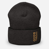 Football &God Zest Cuffed Beanie