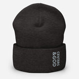 Centers &God Smoke Cuffed Beanie