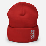 Centers &God Smoke Cuffed Beanie
