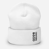 Centers &God Onyx Cuffed Beanie