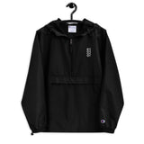 Basketball &God Vertical Embroidered Champion Packable Jacket