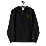 Football &God Vertical Tuscan Embroidered Champion Packable Jacket
