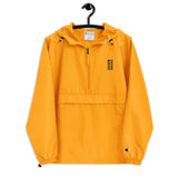 Centers &God Vertical Onyx Embroidered Champion Packable Jacket