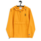 Baseball &God Vertical Onyx Embroidered Champion Packable Jacket