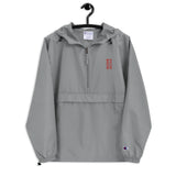 Soccer &God Vertical Crimson Embroidered Champion Packable Jacket