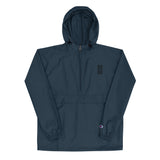 Centers &God Vertical Onyx Embroidered Champion Packable Jacket