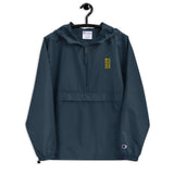 Centers &God Vertical Tuscan Embroidered Champion Packable Jacket