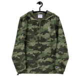 Football &God Vertical Embroidered Champion Packable Jacket