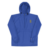 Centers &God Vertical Tuscan Embroidered Champion Packable Jacket