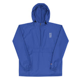 Football &God Vertical Embroidered Champion Packable Jacket