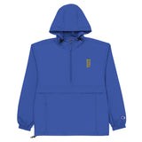 Baseball &God Vertical Tuscan Embroidered Champion Packable Jacket