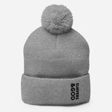 Surfers &God Onyx Pom-Pom Beanie