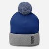 Football &God Onyx Pom-Pom Beanie