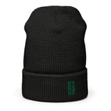 Surfers &God Vertical Evergreen Waffle Beanie