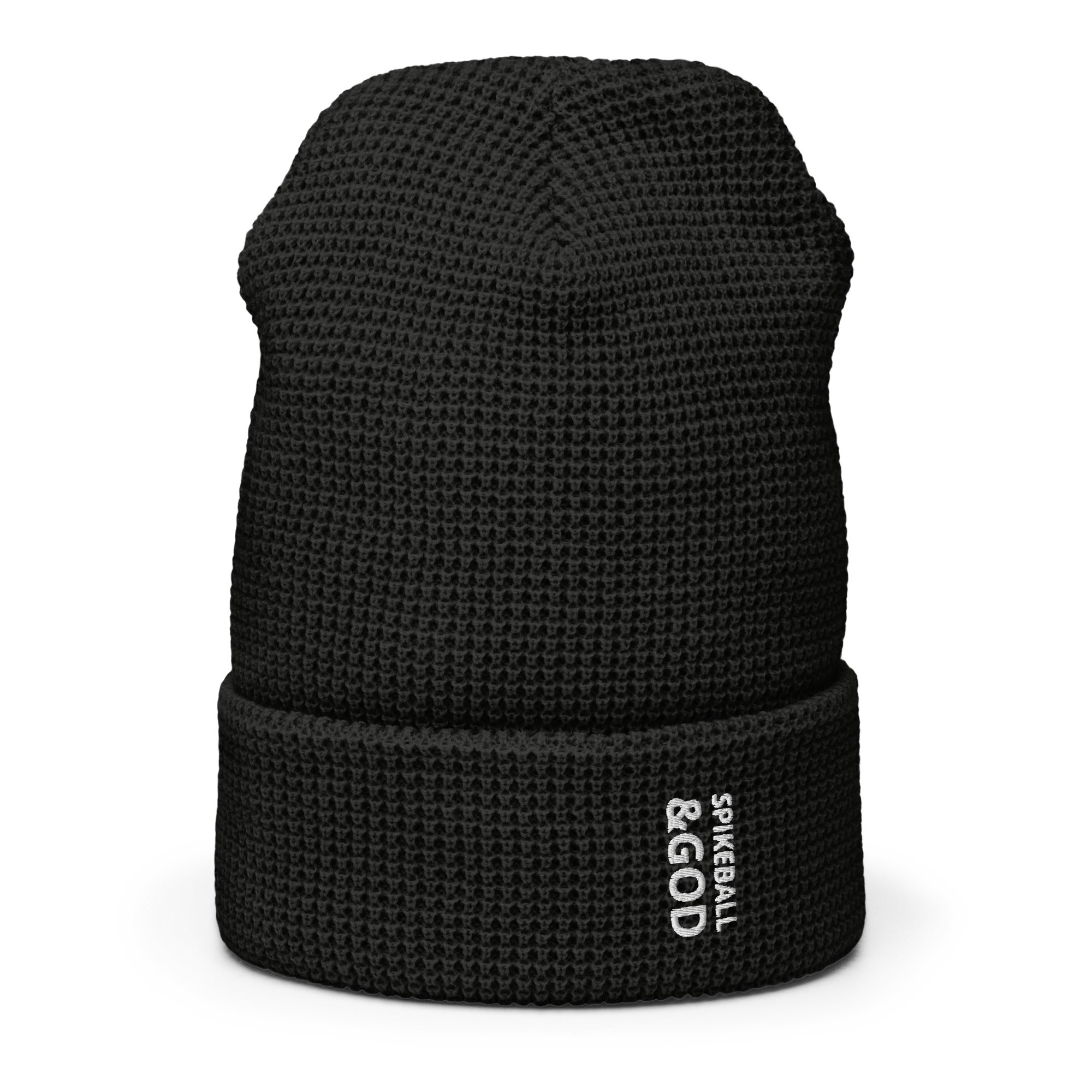 Spikeball &God Vertical Waffle Beanie
