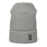 Surfers &God Vertical Onyx Waffle Beanie