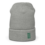Surfers &God Vertical Evergreen Waffle Beanie