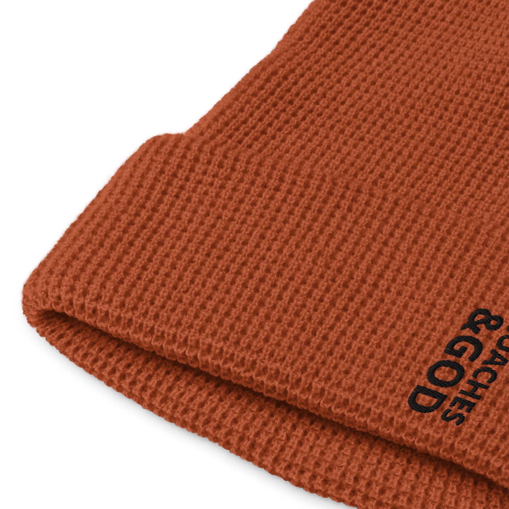 1STAR Coaches &God Vertical Onyx Waffle Beanie